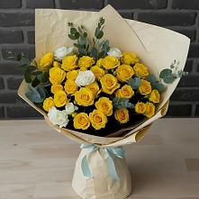 Букет цветов из:  Розы в Алексеевке Самарской области