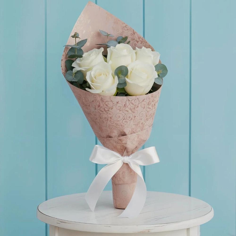 Букет контраст в Алексеевке Самарской области Букет цветов из: Розы в Алексеевке Самарской области