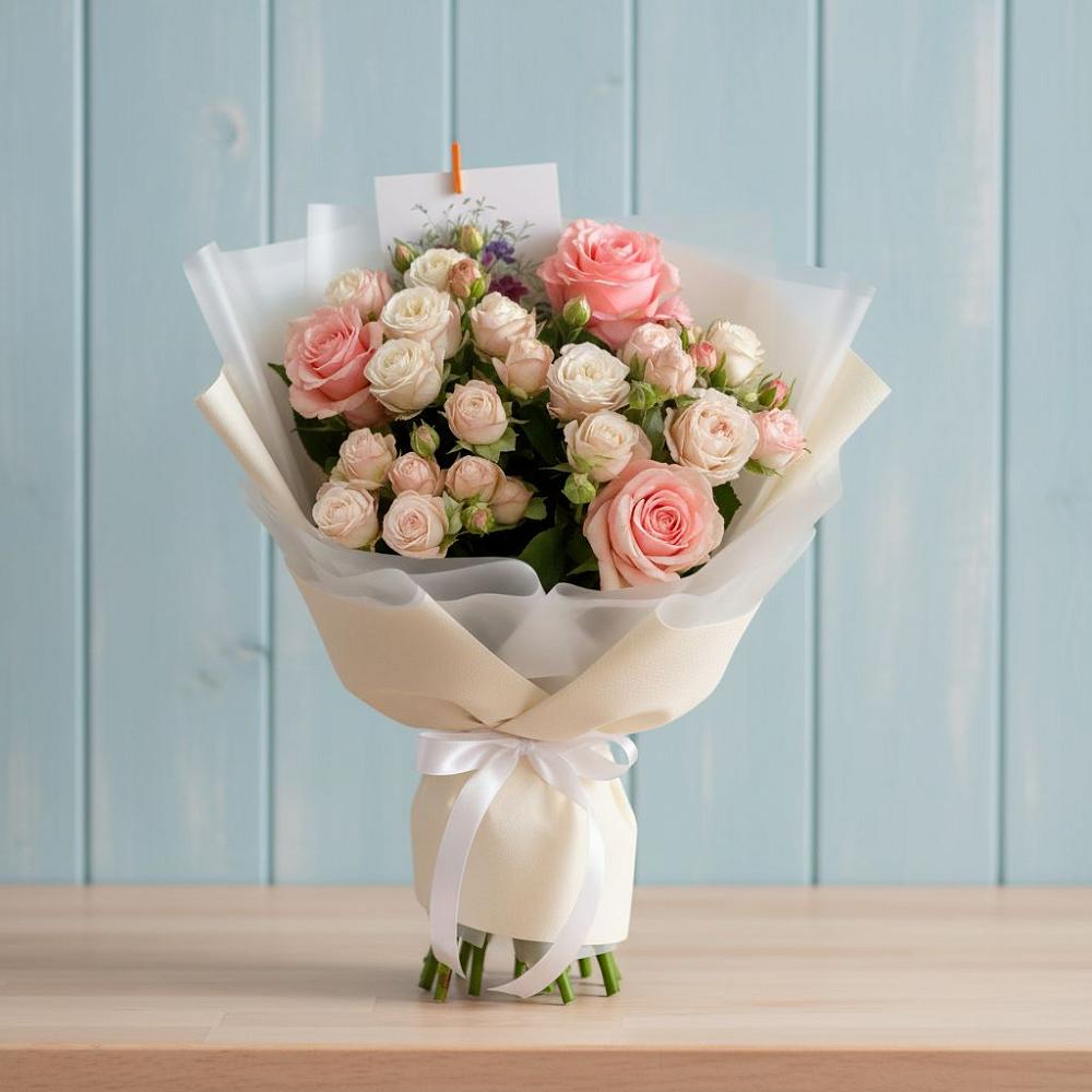 Букет цветов из: Розы в Алексеевке Самарской области