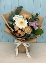 Букет цветов из:  Герберы и Хризантемы в Алексеевке Самарской области