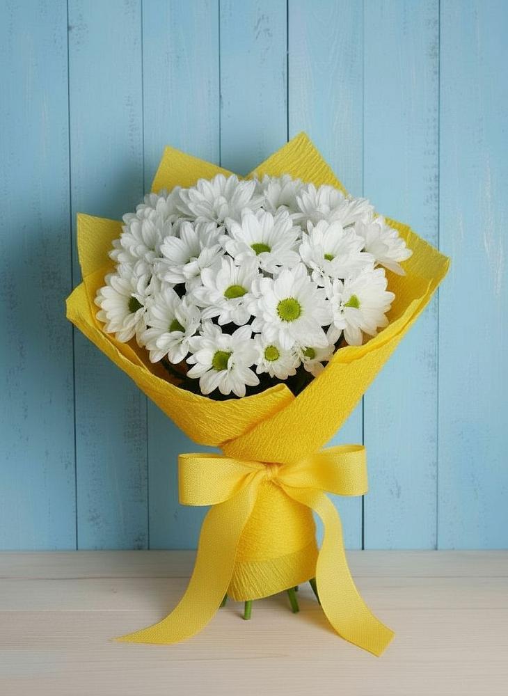 Букет цветов из: Хризантемы в Алексеевке Самарской области